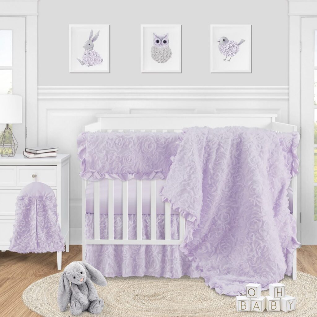 purple nursery room