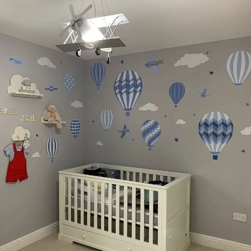 hot air balloon nursery theme