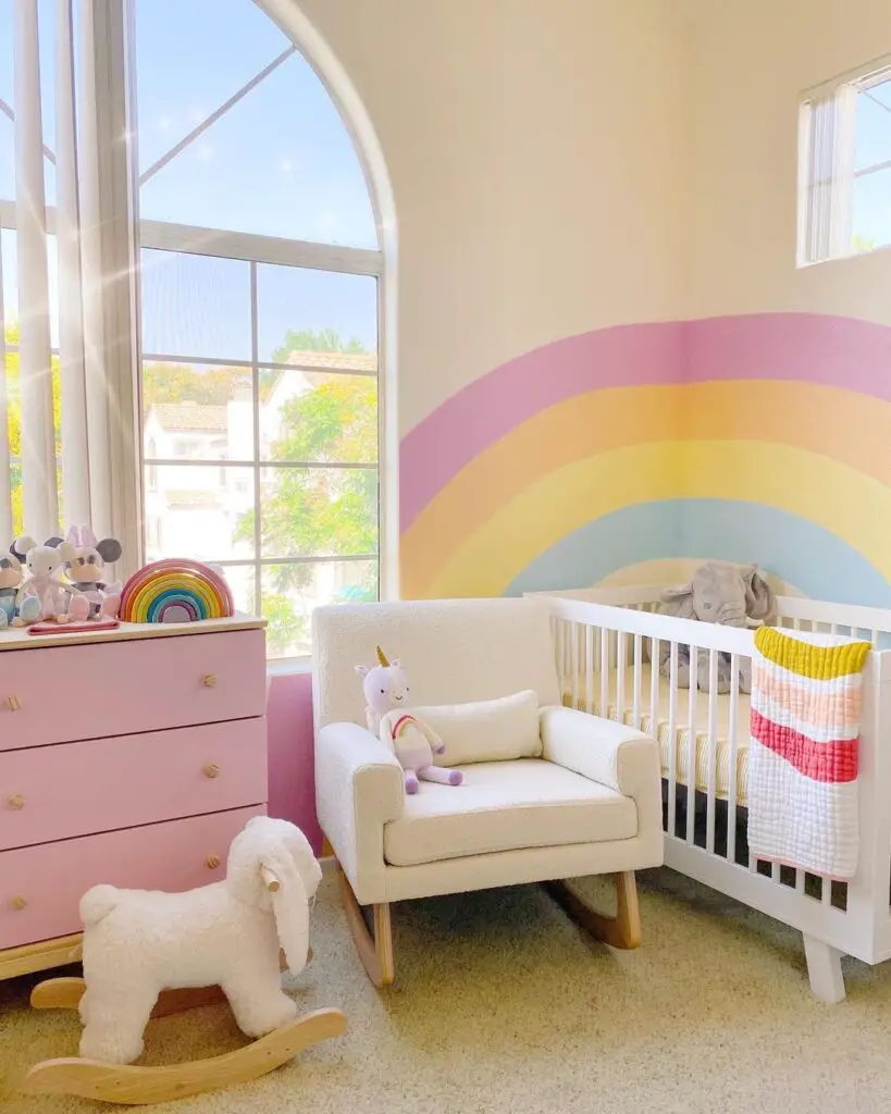 rainbow nursery decor