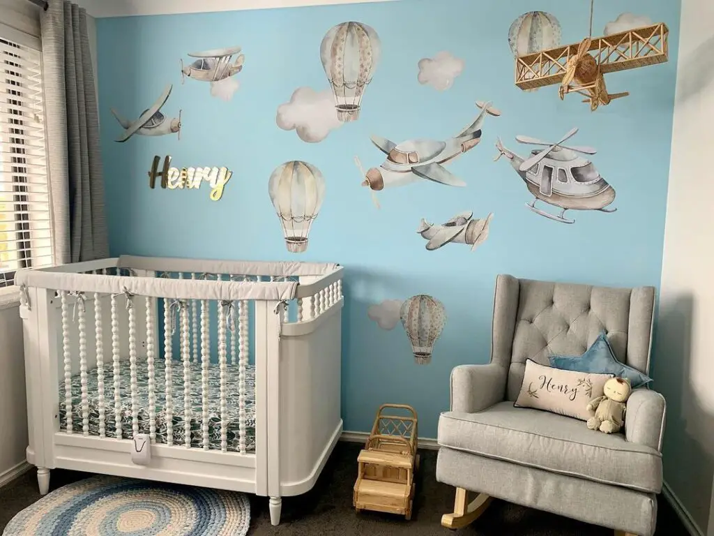 airplane themed nursery