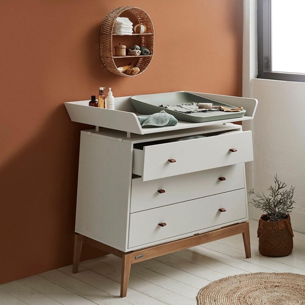 changing table on the dresser creative nursery furniture