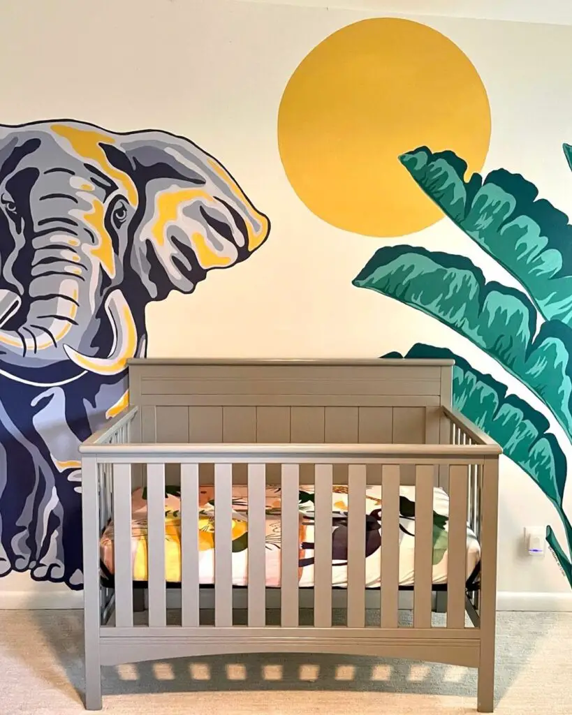 nursery wall mural 
